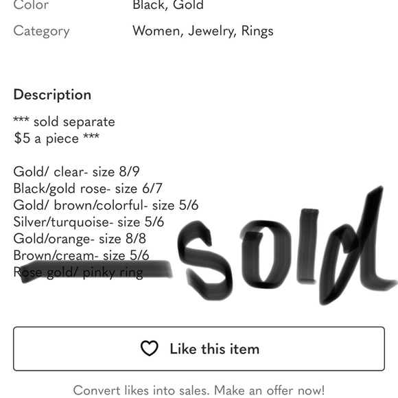 Handmade Wire Rings - Picture 3 of 3